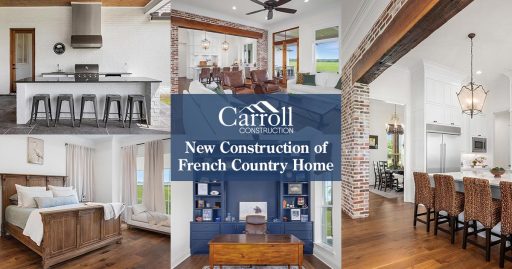 New Construction of French Country Home