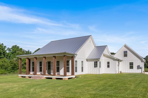 Carroll_Construction_Dittmars-3 Front Elevation of an Acadian Farmhouse built for the Dittmar Family in St. Francisville