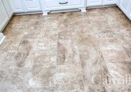 New custom flooring in the Odum home