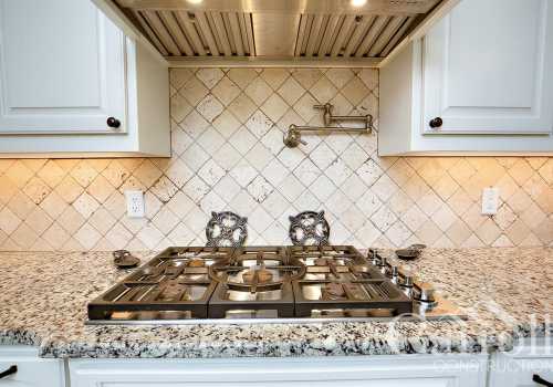 Added gas range, granite counter tops, stainless vent hood