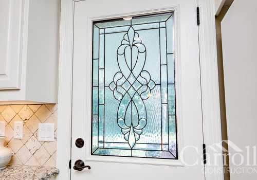 Added a beautiful custom door during the remodel