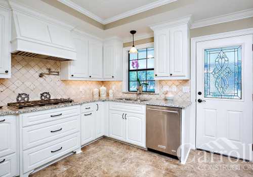 View of the full kitchen of the Odum Remodeling Project
