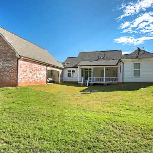 Rear Exterior View of Hebert Home