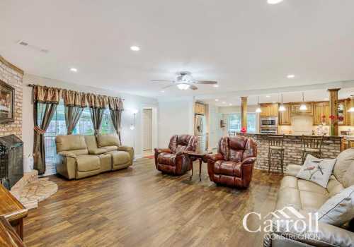 Full Living Room in Ervin's Newly Constructed Home