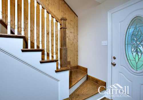 Staircase in Ervin's Newly Constructed Home