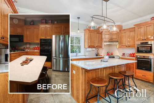 Before picture of the kitchen