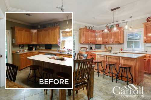 Before picture of the kitchen