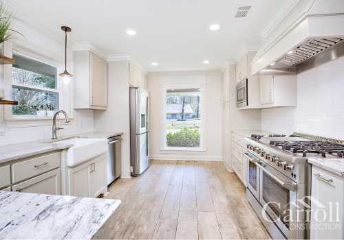 Alternate Kitchen View of a newly built home by Carroll Construction
