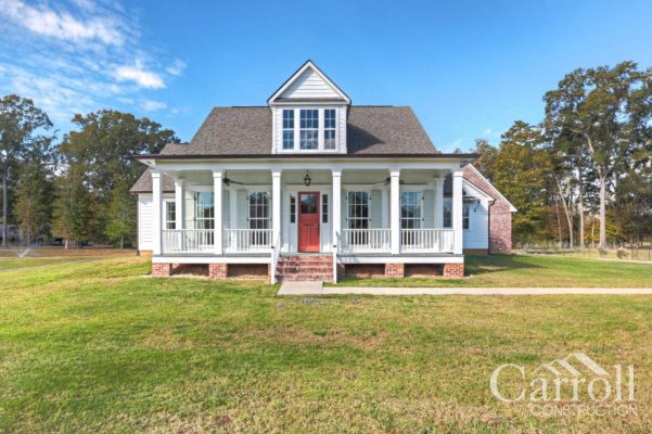 Front Elevation of Hebert New Construction