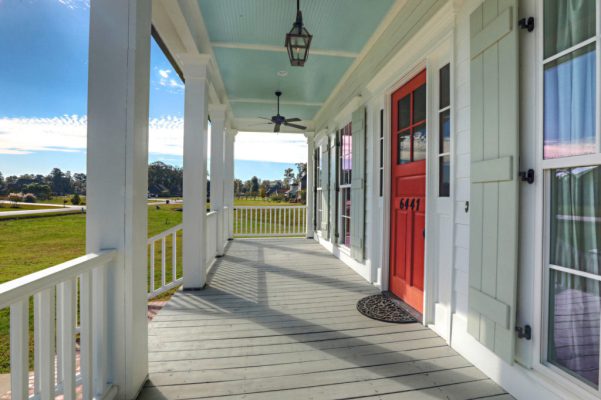 Front Porch View of Hebert Home