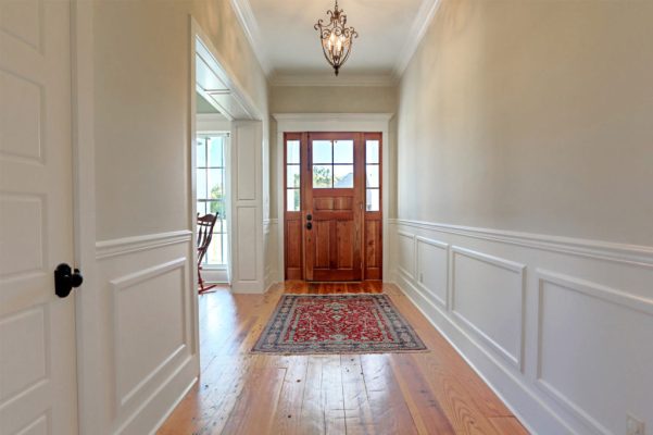 Entry to Hebert New Home Construction