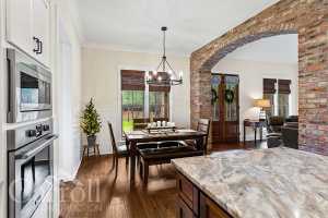 Goutreaux new construction kitchen breakfast area