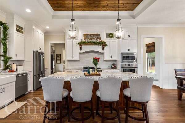 Custom Dining and Kitchen for the Goutreaux Family by Carroll Construction in Clinton Louisiana
